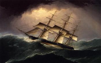 詹姆斯 E 巴特斯沃思 Clipper in a Heavy Sea 詹姆斯 E 巴特斯沃思 Clipper in a Heavy Sea